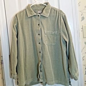 LL Bean Corduroy Long Sleeve Shirt